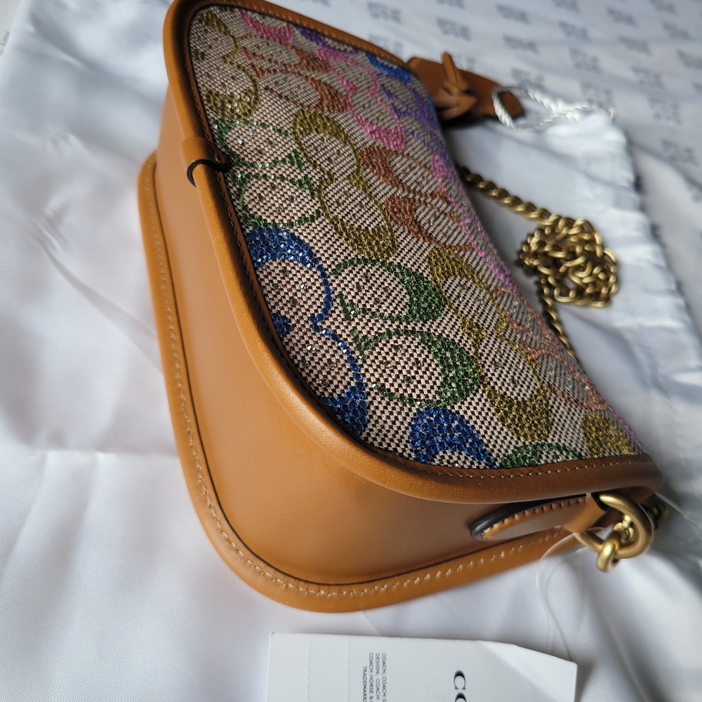 Coach Candy Rainbow Crystal Swinger Size 20 - Picture 8 of 14